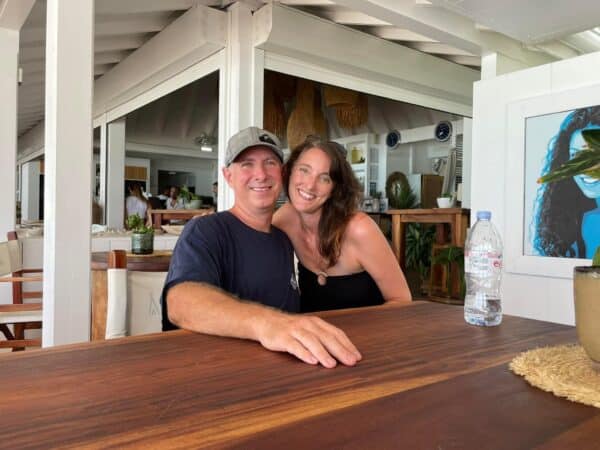 catamran couples in St.Barts, chartering a catamaran for sailing, sailing catamaran charters