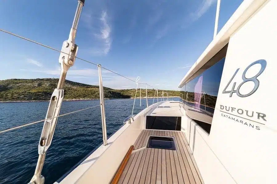 Catamaran charter yacht DuFour 48