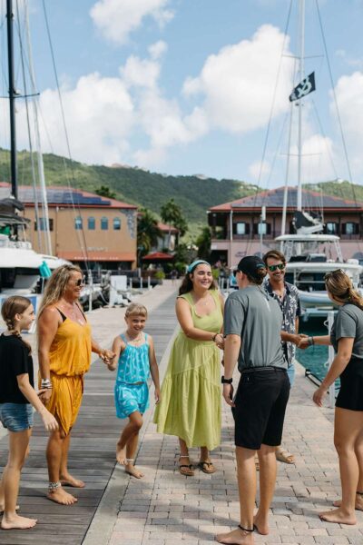 meeting the crew for a fabulous private charter