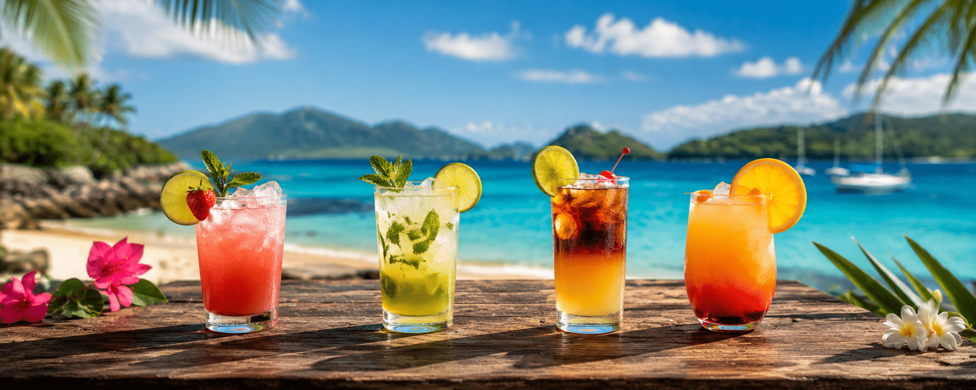 Charter Catamaran Drinks