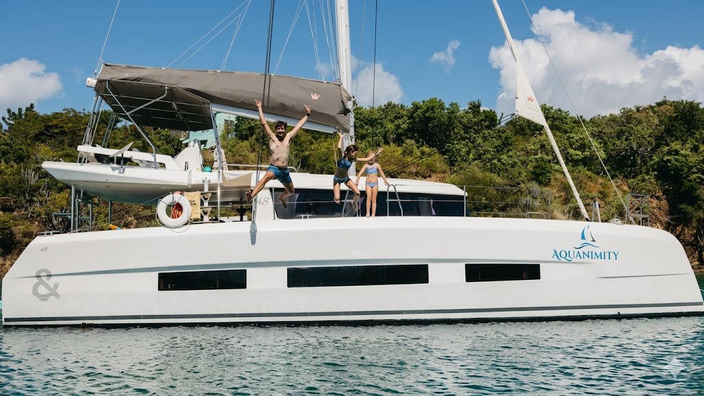 aquanimity sailing and jump off