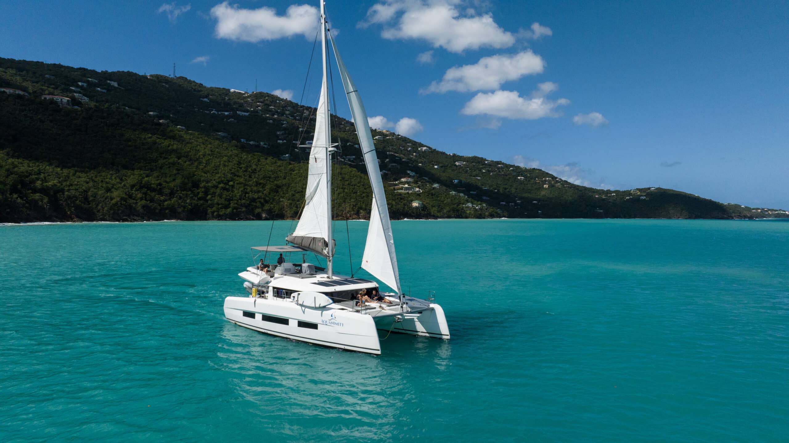 Aquanimity sailing in the BVI