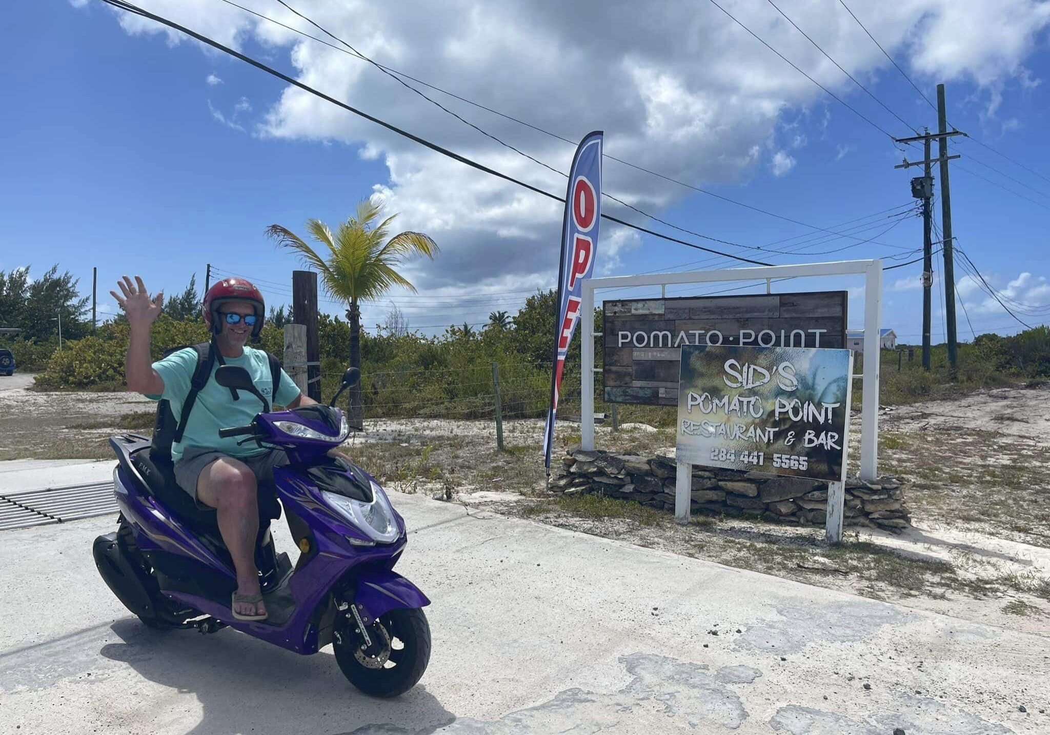 anegada scooter time yacht charters